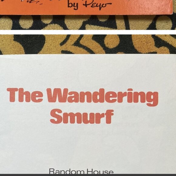 61-(VB) Vintage. The Wandering Smurf Book.Bundle. Random House.  First Edition. - Picture 2 of 13